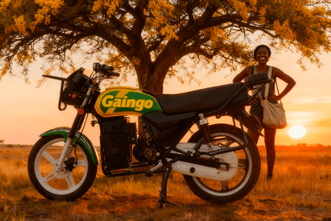 Woman with electric bike
